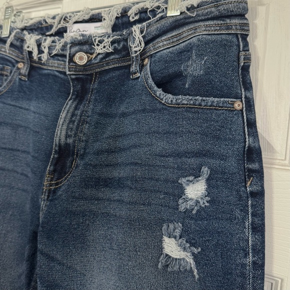 KanCan High Rise Distressed Ripped Boyfriend Jeans 126100 - Picture 7 of 13